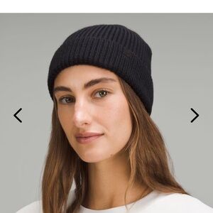 Lululemon Black Knit Beanie